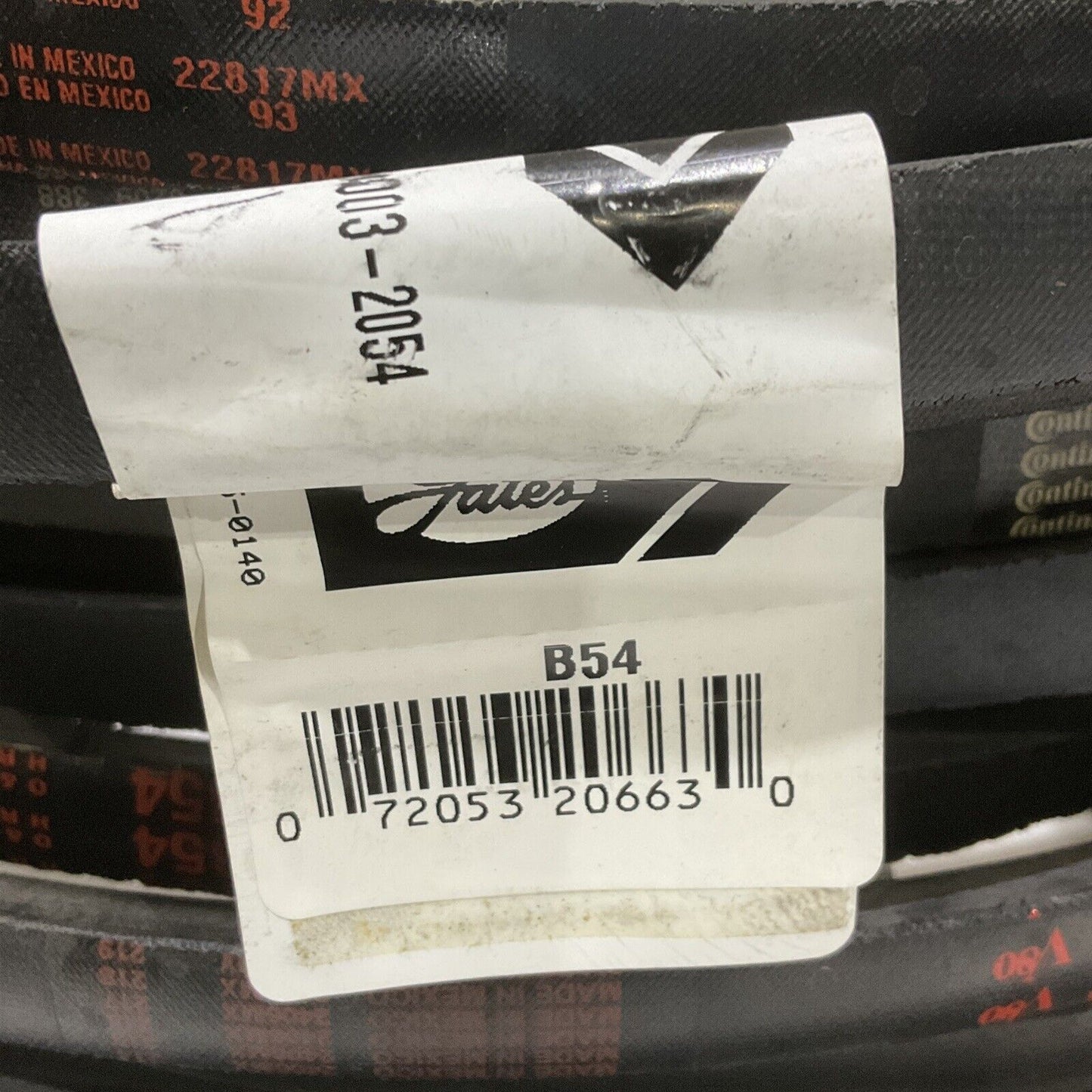 GATES B54 9003-2054 HI-POWER II V80 BELT LOT OF 21 373