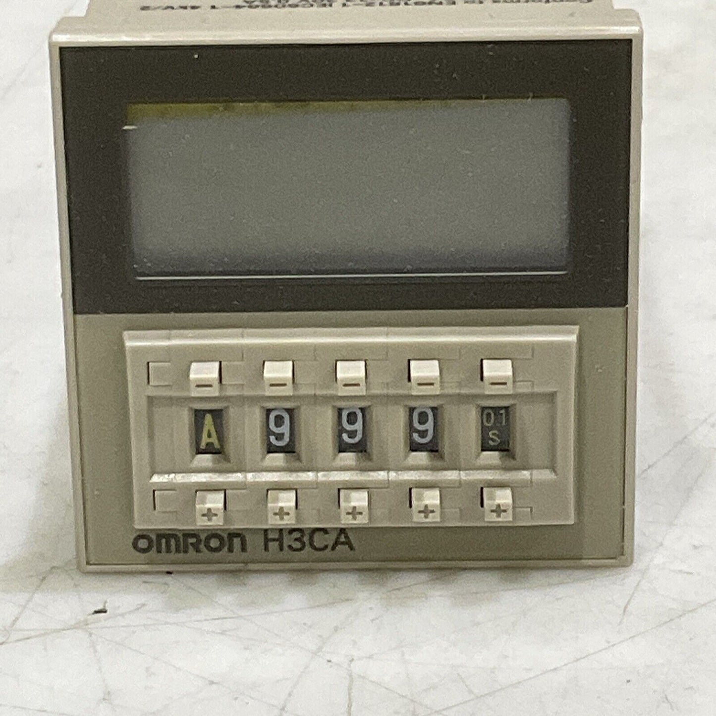 OMERON H3CA-A PROGRAMMABLE RELAY TIMER 99.9S-9990H 240V LOT OF 2 373