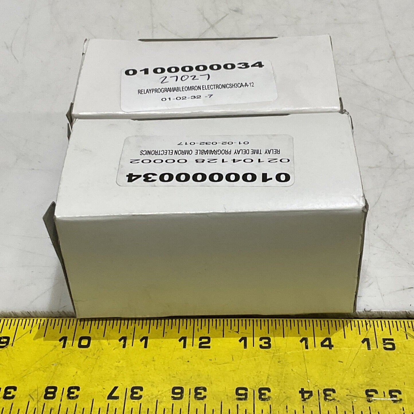OMERON H3CA-A PROGRAMMABLE RELAY TIMER 99.9S-9990H 240V LOT OF 2 373