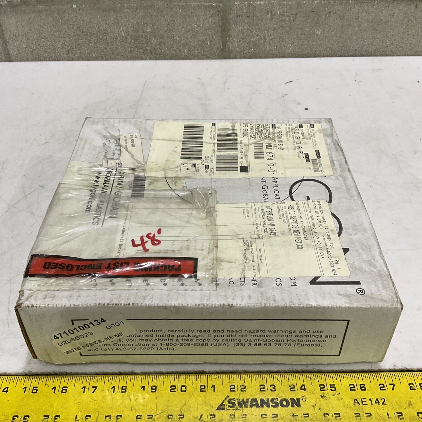 VWR SCIENTIFIC 63010-064 FLEW TUBING 1/4” 3/8” 1/16” 50FT 373