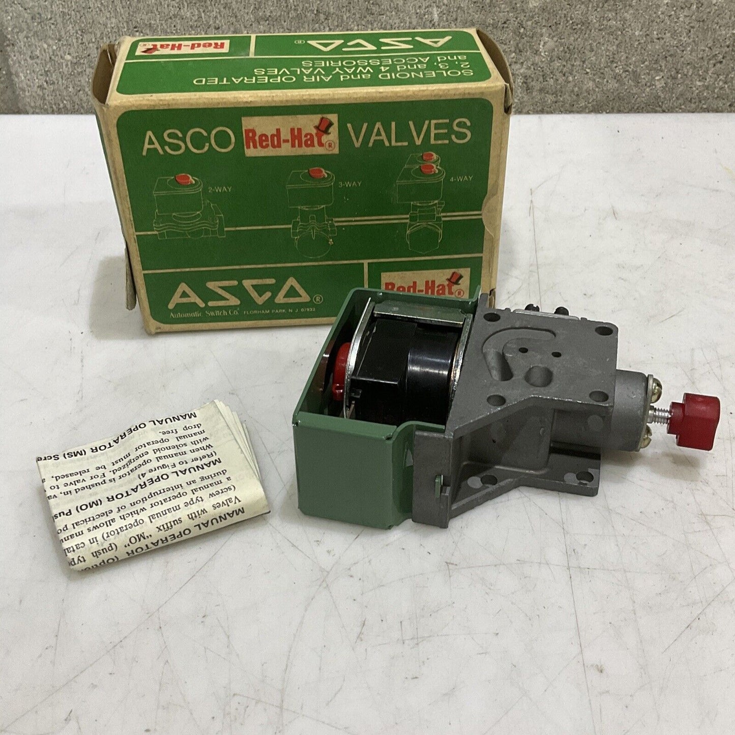 ASCO SF8318D20MS 3NC S81468J1 RED HAT SPLENDID VALVE 20/60 1/4” NPT 373