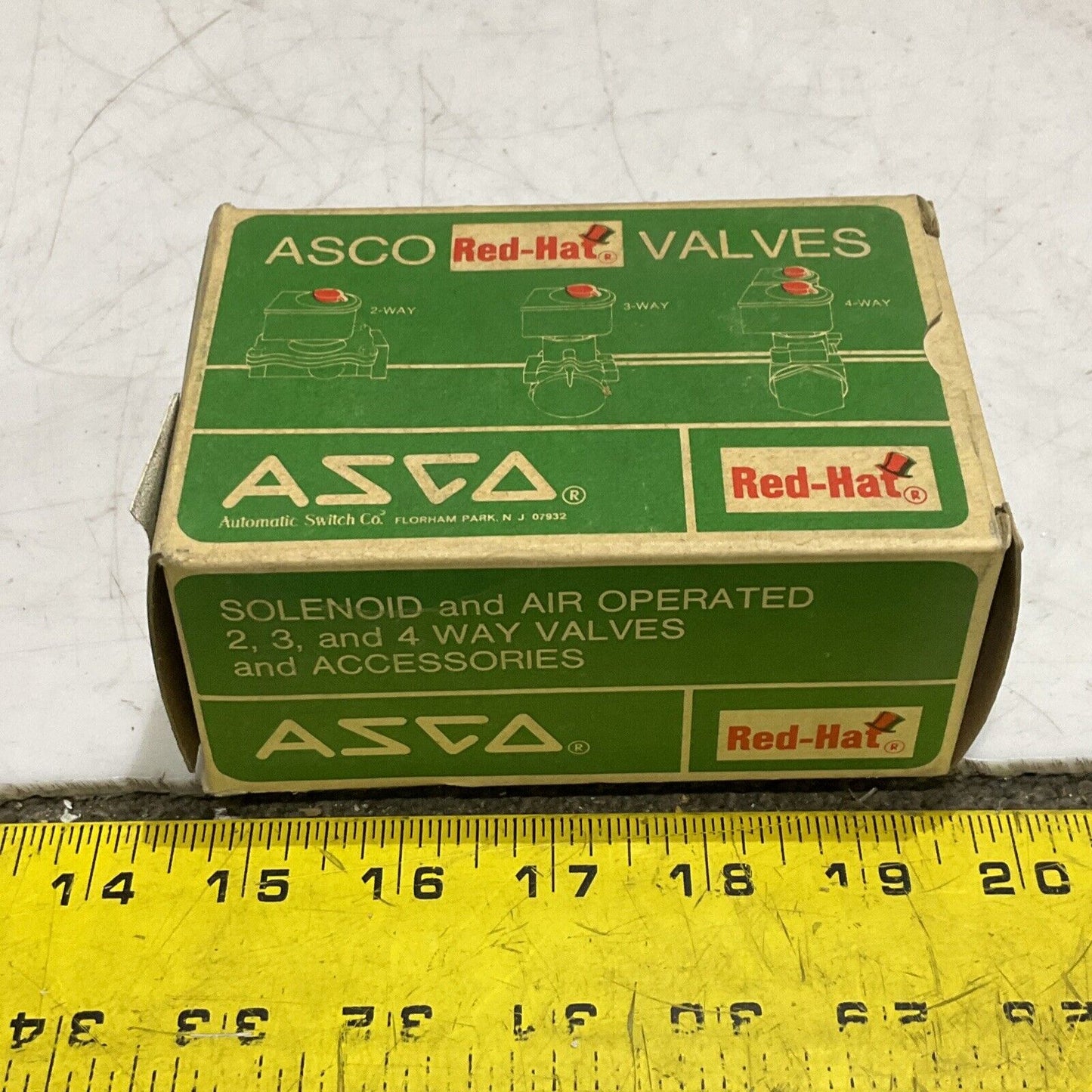 ASCO SF8318D20MS 3NC S81468J1 RED HAT SPLENDID VALVE 20/60 1/4” NPT 373