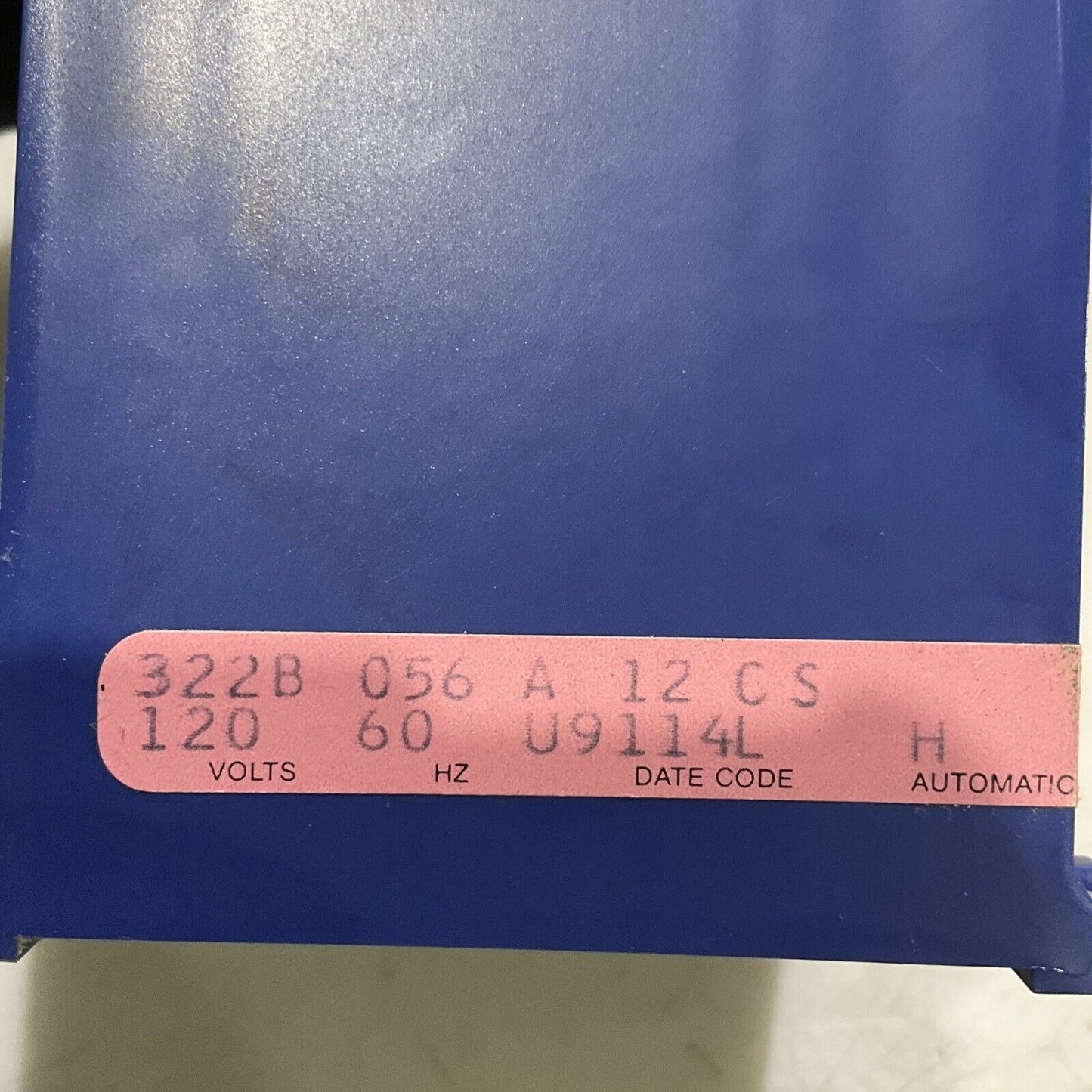 ATC AUTOMATIC TIME CONTROLS 322B 056 A 12 CS RELAY SWITCH 10A 120VAC 5A 373