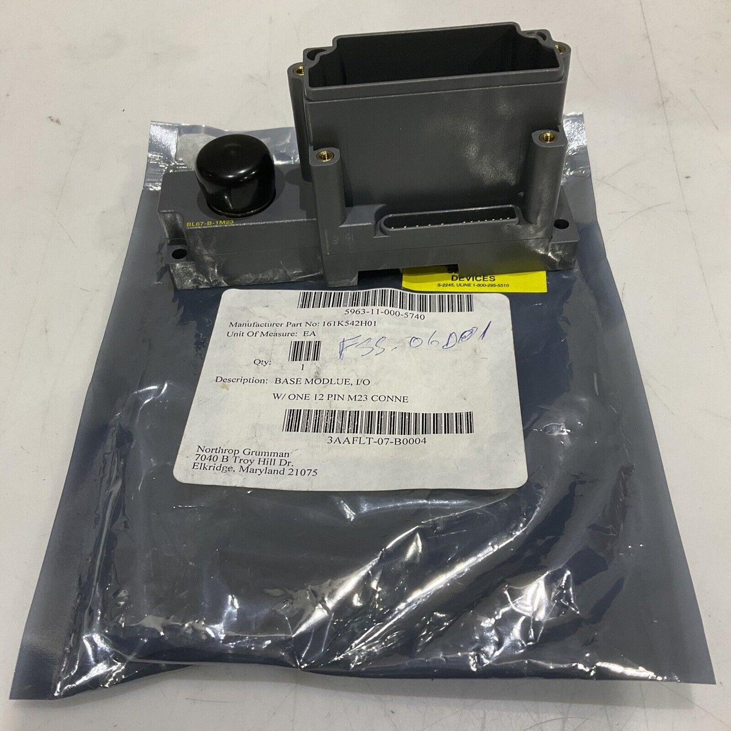 TURCK BL67-B-1M23-19 BASE MODULE W/ 12 PIN M23 CONNECTOR U3S