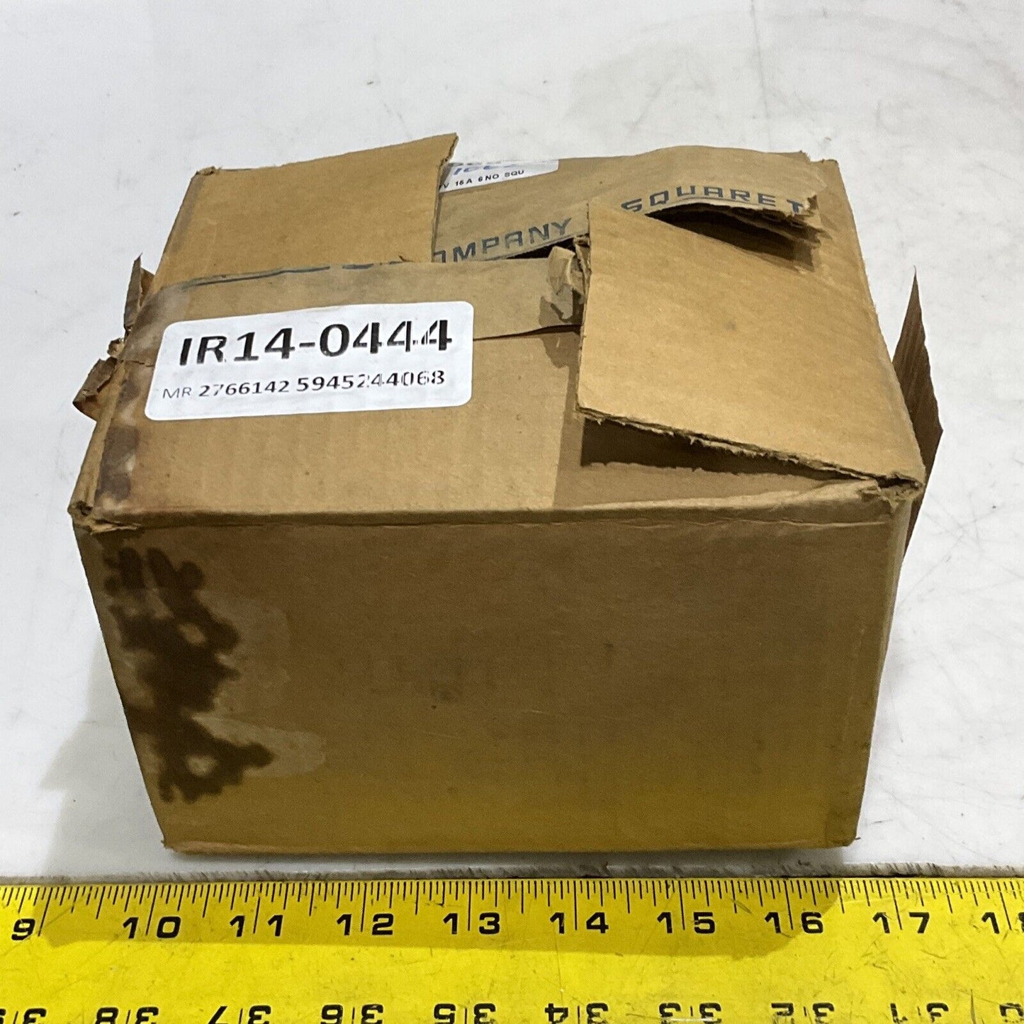 SQUARE D H0-60 AC CONTROL RELAY CLASS 8501 SERIES D 120-60/ 120-50 COIL 373