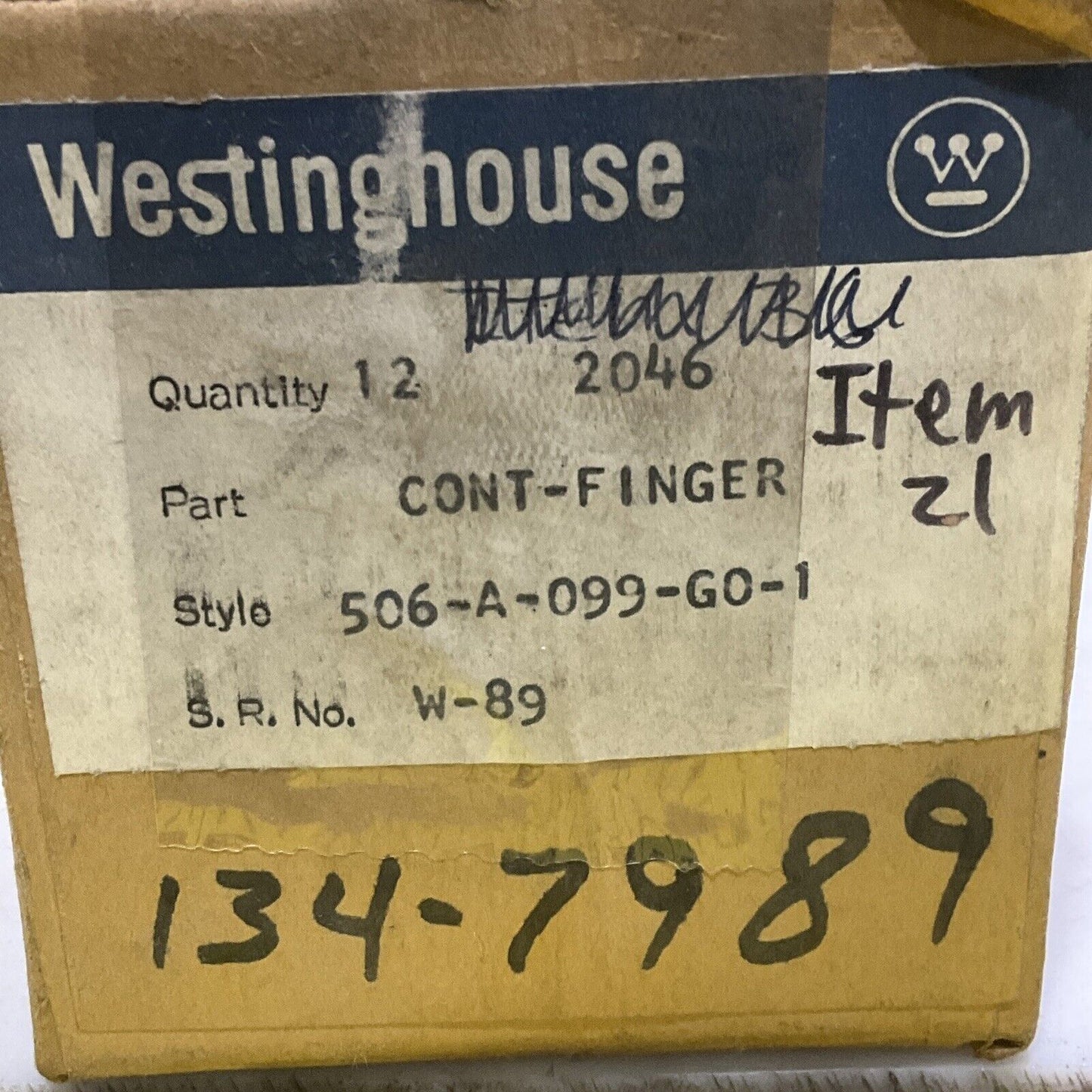WESTINGHOUSE 506A099G01 STATIONARY MAIN CONTACT LOT OF 17 373
