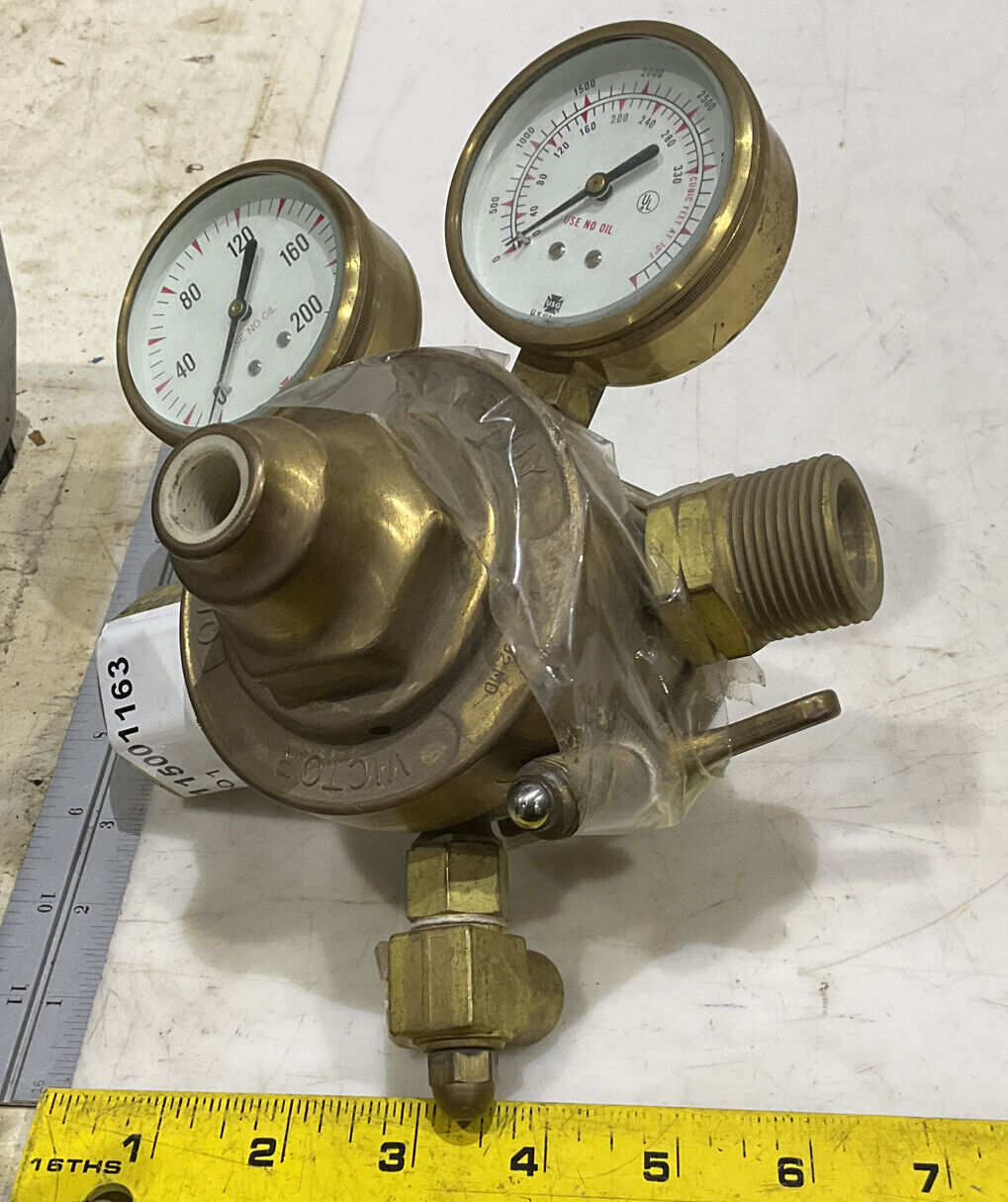 VICTOR 3114852 VTS 702MD COMPRESSED GAS MANIFOLD HYDROGEN REGULATOR 373