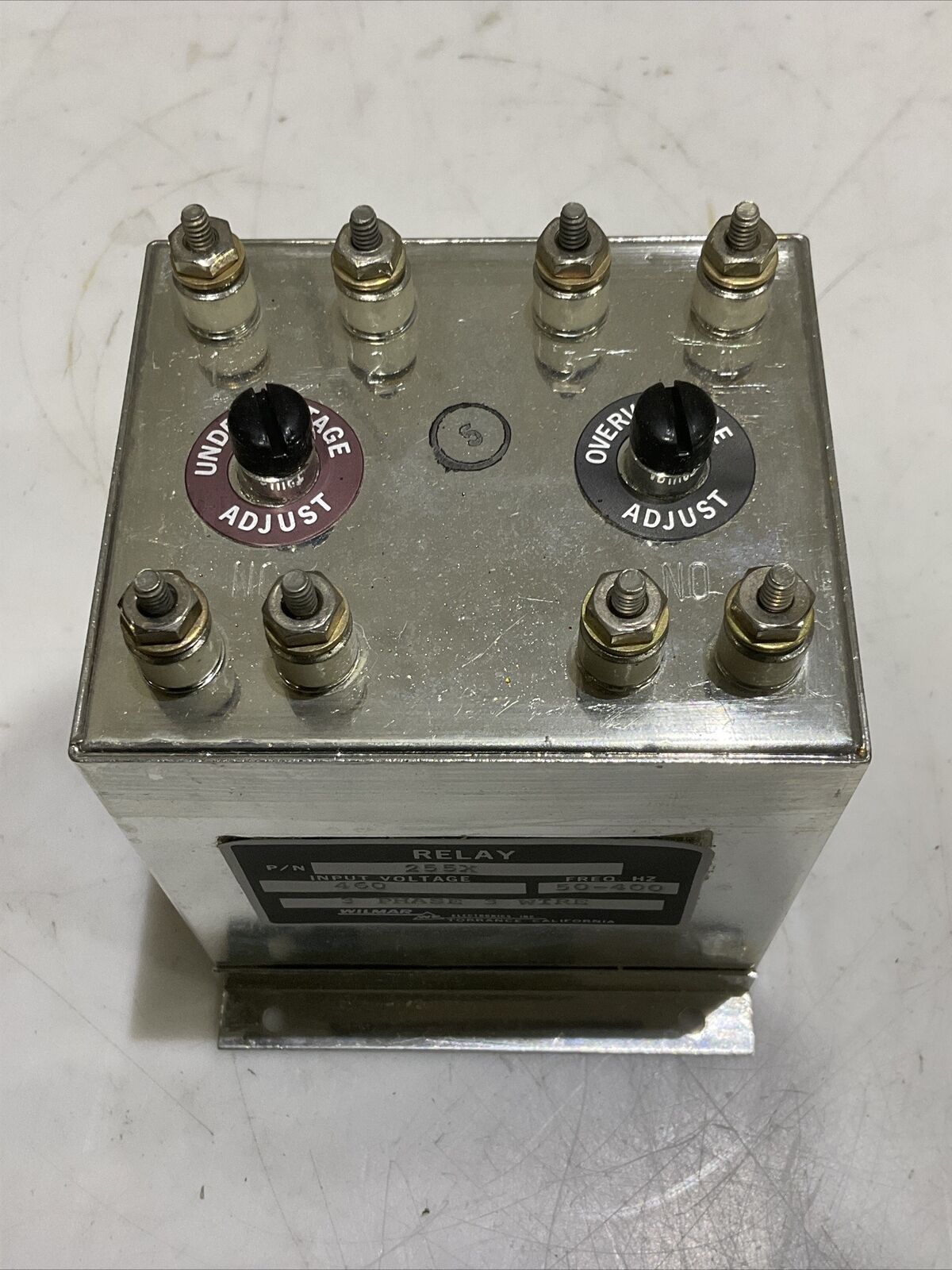 WILMAR 255X RELAY 50-400 HZ 460 V 3 PHASE 3 WIRE 373