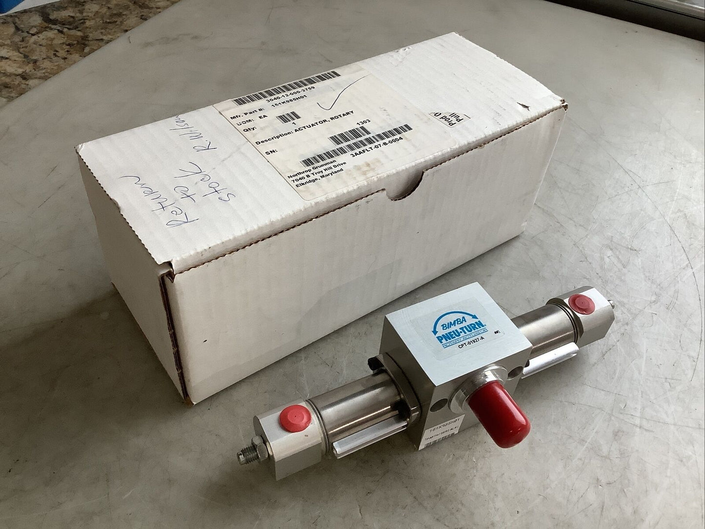 BIMBA CPT-01927-A ROTARY ACTUATOR U3S