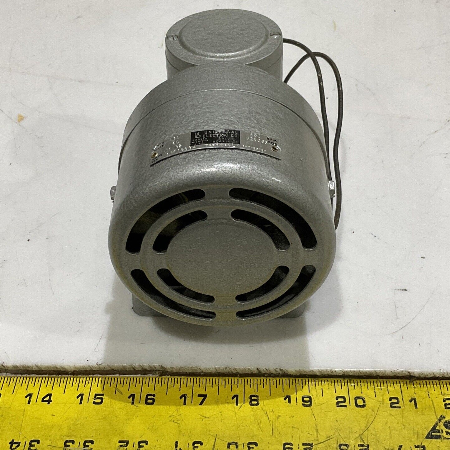 UNIVERSAL ELECTRIC BEACH-RUSS 62N066 AIR COMPRESSOR PUMP 1550RPM 373
