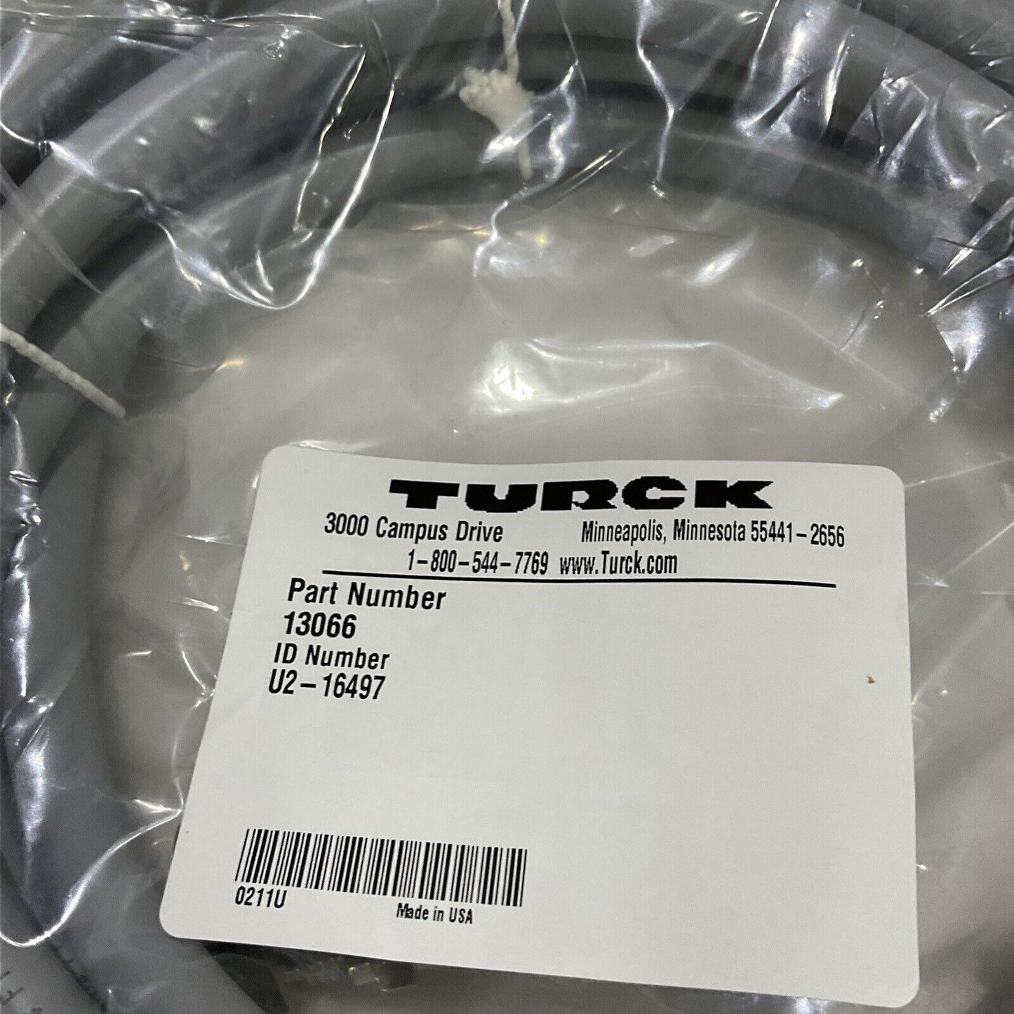 TURCK U2-16497 CABLE ASSEMBLY W4058 INDUCT MP U550 U3S