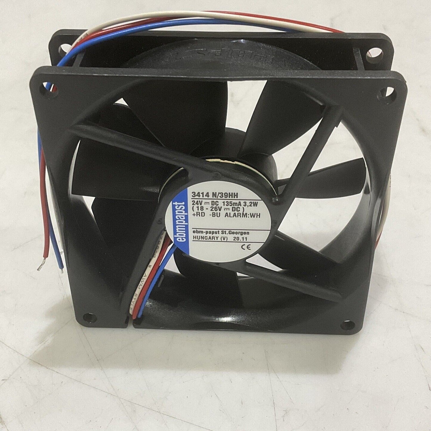 EBMPAPST 3414 N/39HH AXIAL FAN 24 VDC U3S