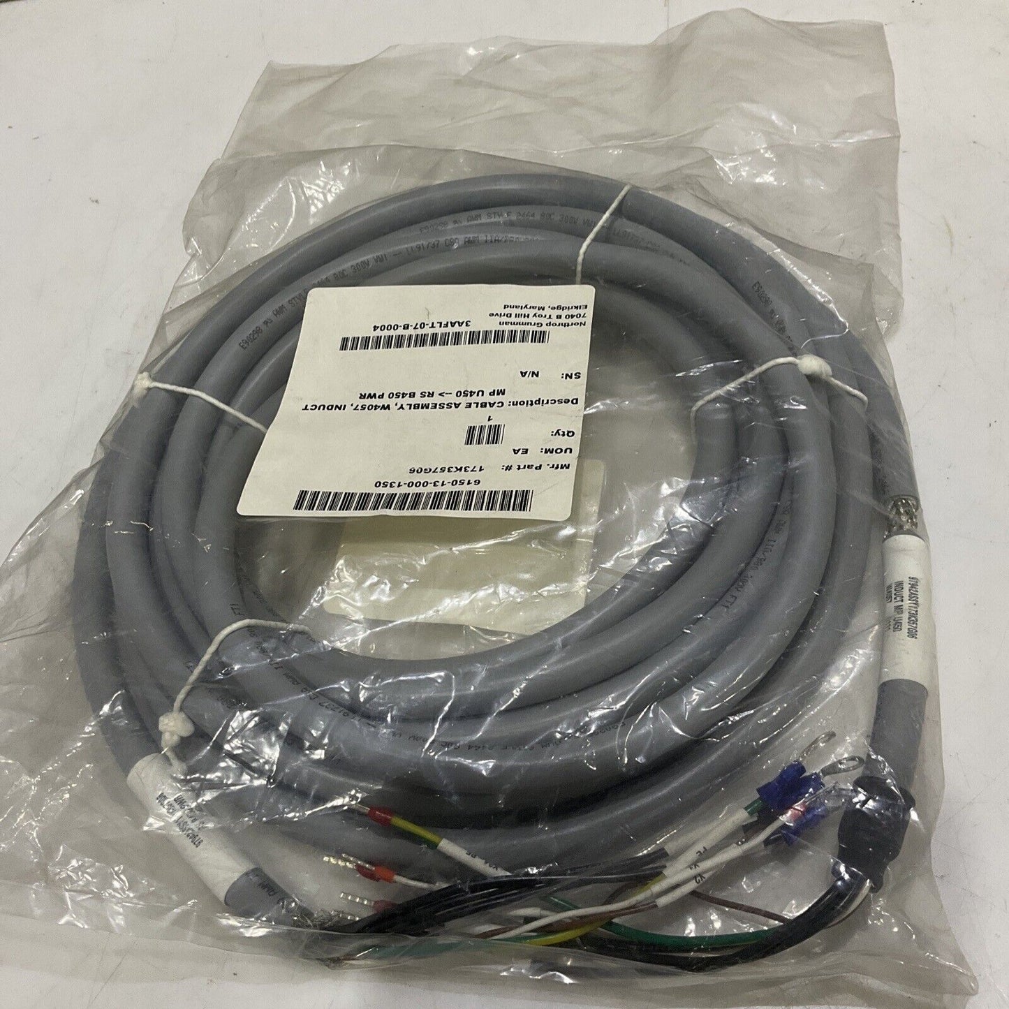 TURCK 13065 U2-16498 CABLE ASSEMBLY W4057 INDUCT MP U450 RS B450 PWR U3S