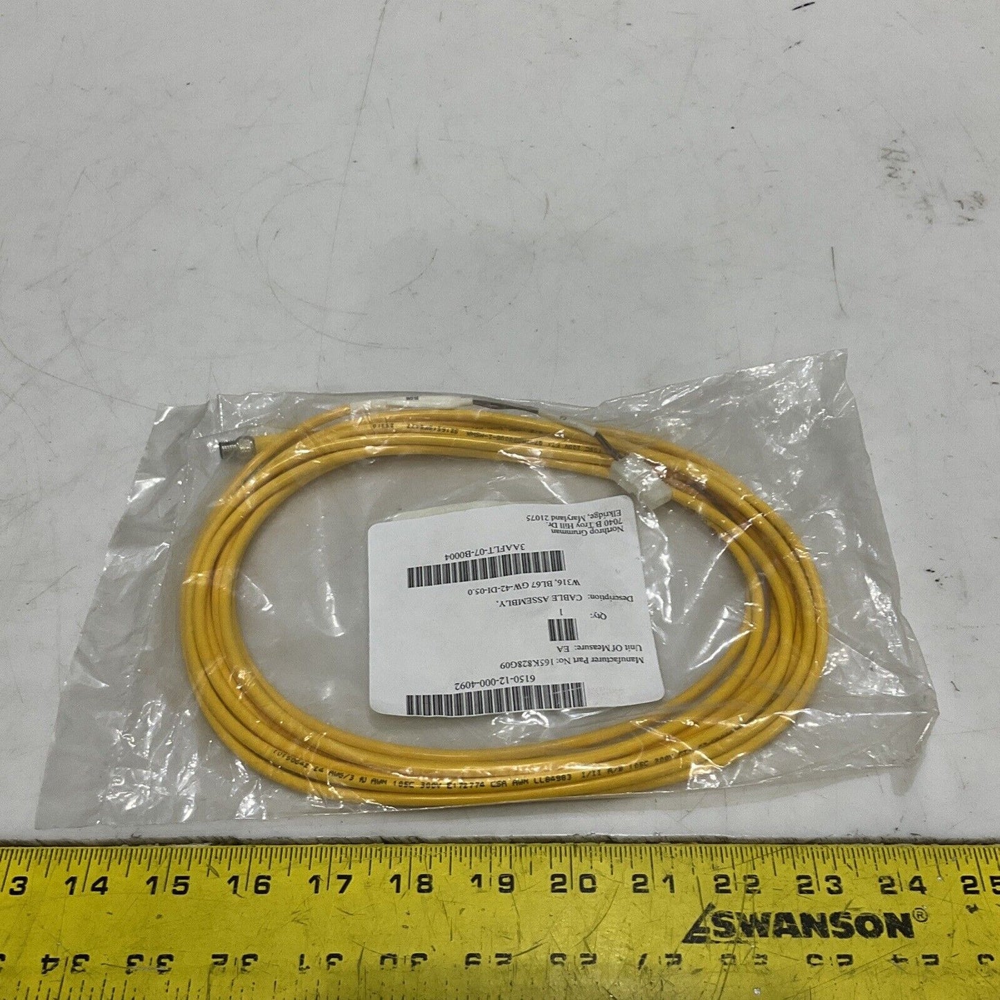 TURCK U-24708 165K828G09 CABLE ASSEMBLY W316 BL67 GW-42-DI-05.0 U3S