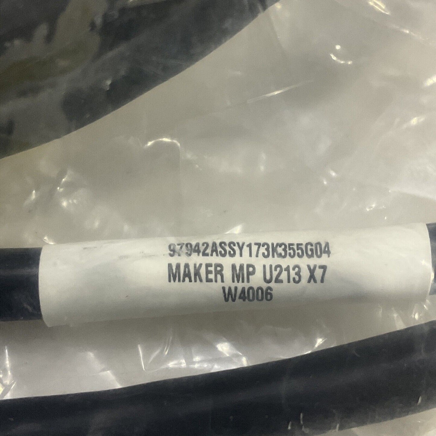 TURCK U2-16481 13079 CABLE ASSEMBLY MAKER MP U213 X7 W4006 U3S