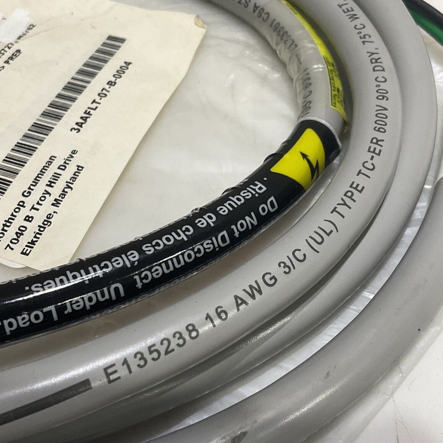BRADPOWER 103000A45M030 CABLE ASSEMBLY W3727 W3762 179K981G01-P1 U3S