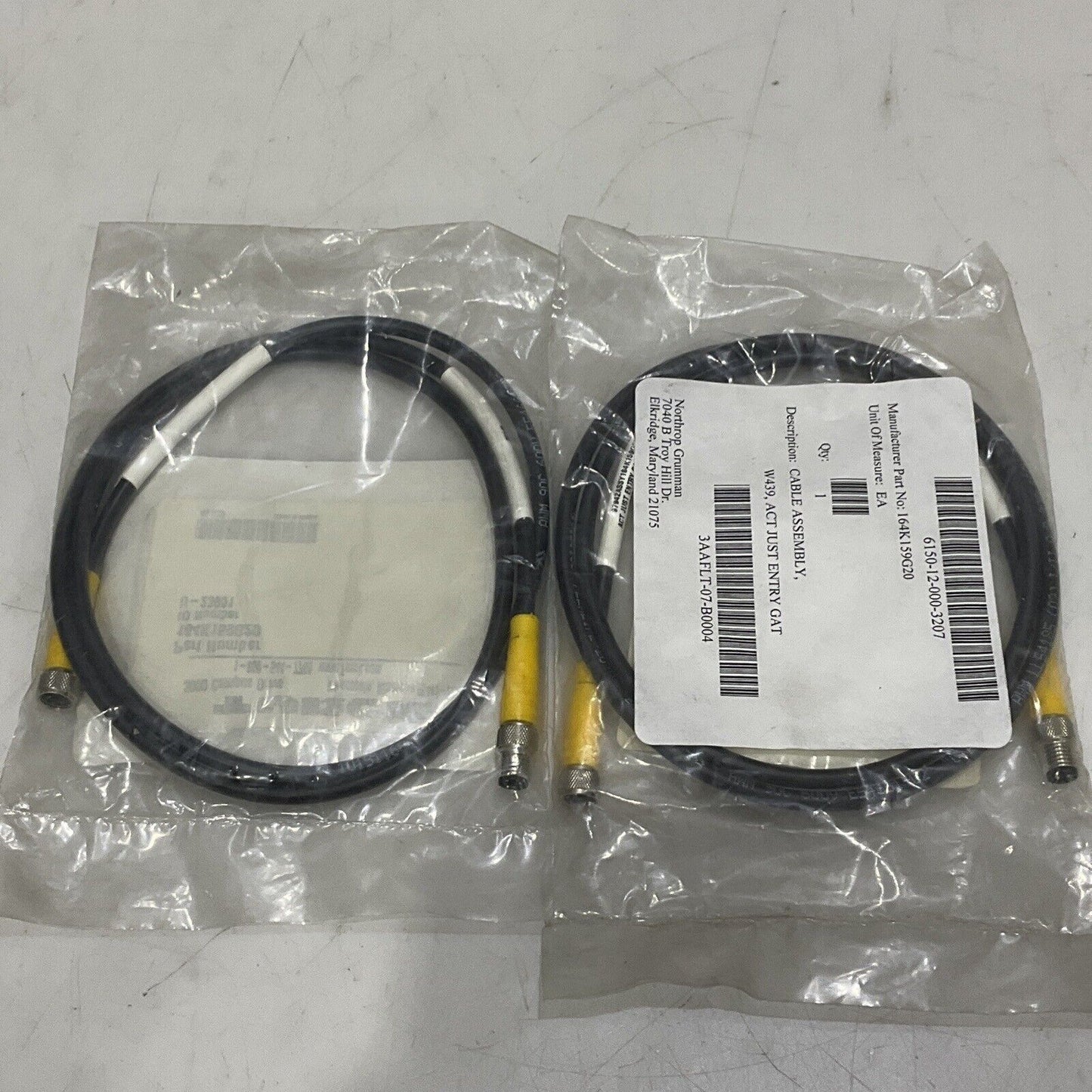 TURCK U-23901 164K159G20 CABLE ASSEMBLY W439 ACT JUST ENTRY GAT LOT OF 2 U3S