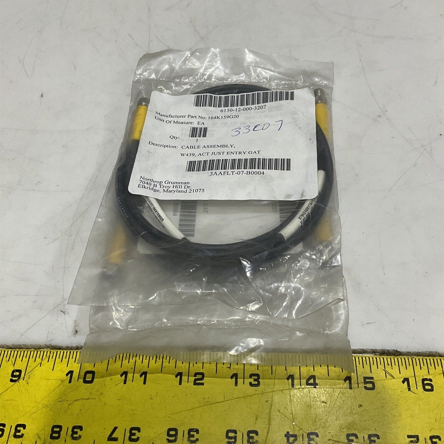 TURCK U-23901 164K159G20 CABLE ASSEMBLY W439 ACT JUST ENTRY GAT LOT OF 2 U3S