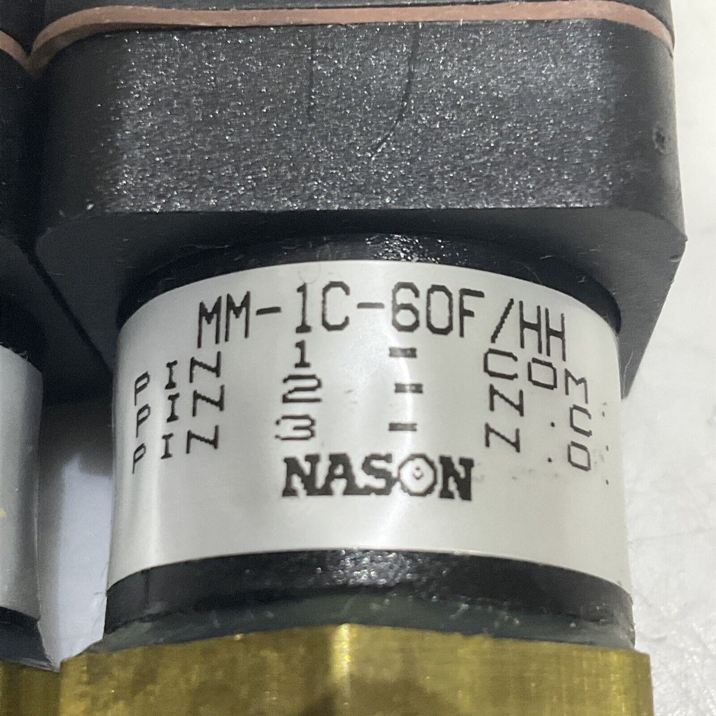 NASON MM-1C-60F/HH LOW PRESSURE SWITCH LOT OF 2 U3S