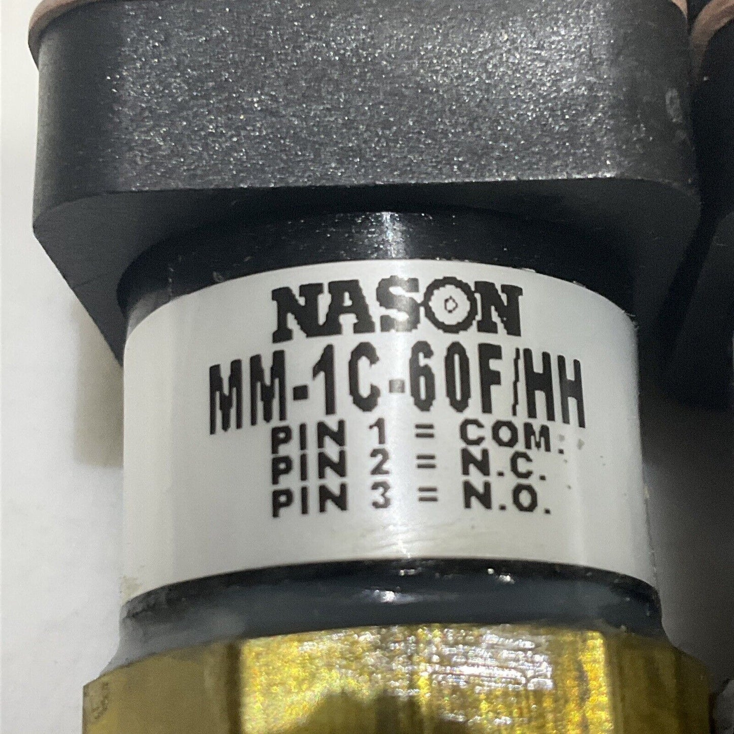 NASON MM-1C-60F/HH LOW PRESSURE SWITCH LOT OF 2 U3S