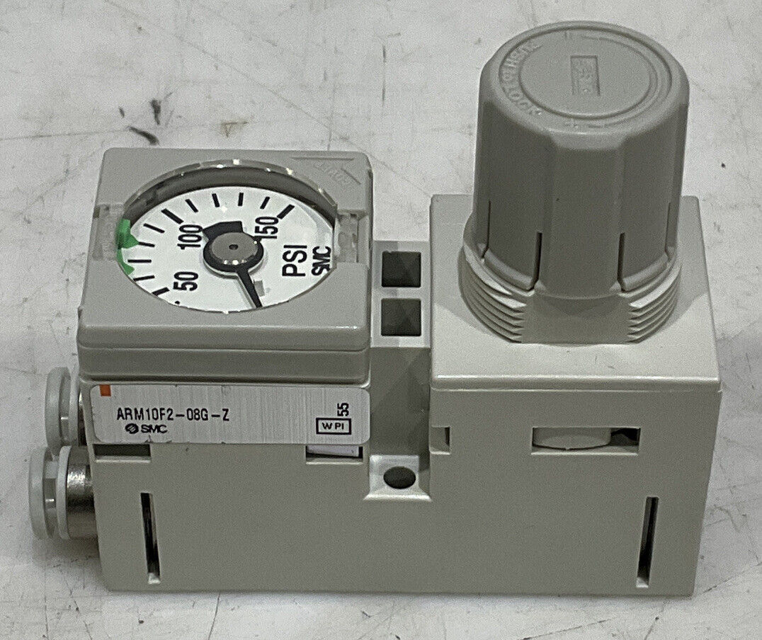 SMC ARM10F2-08G-Z COMPACT AIR MANIFOLD REGULATOR U3S
