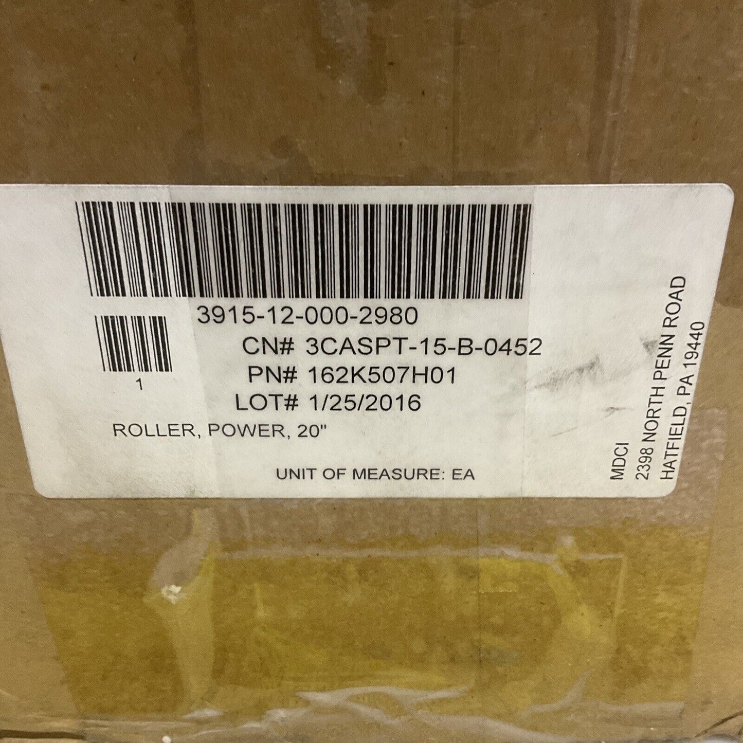 POWER MOLLER ITOH PM486FE-45-493-D-024-C100-P2 POWER CONVEYOR ROLLER 20” U3S