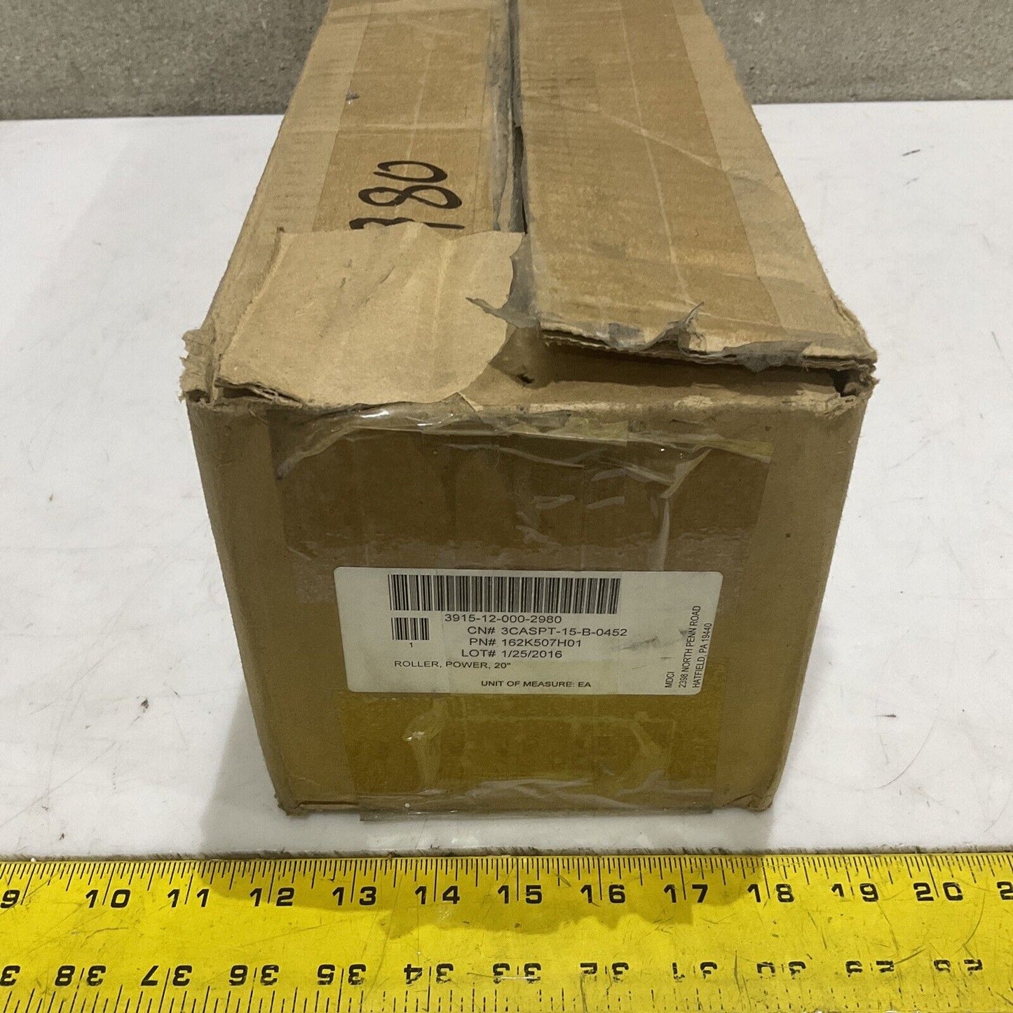 POWER MOLLER ITOH PM486FE-45-493-D-024-C100-P2 POWER CONVEYOR ROLLER 20” U3S