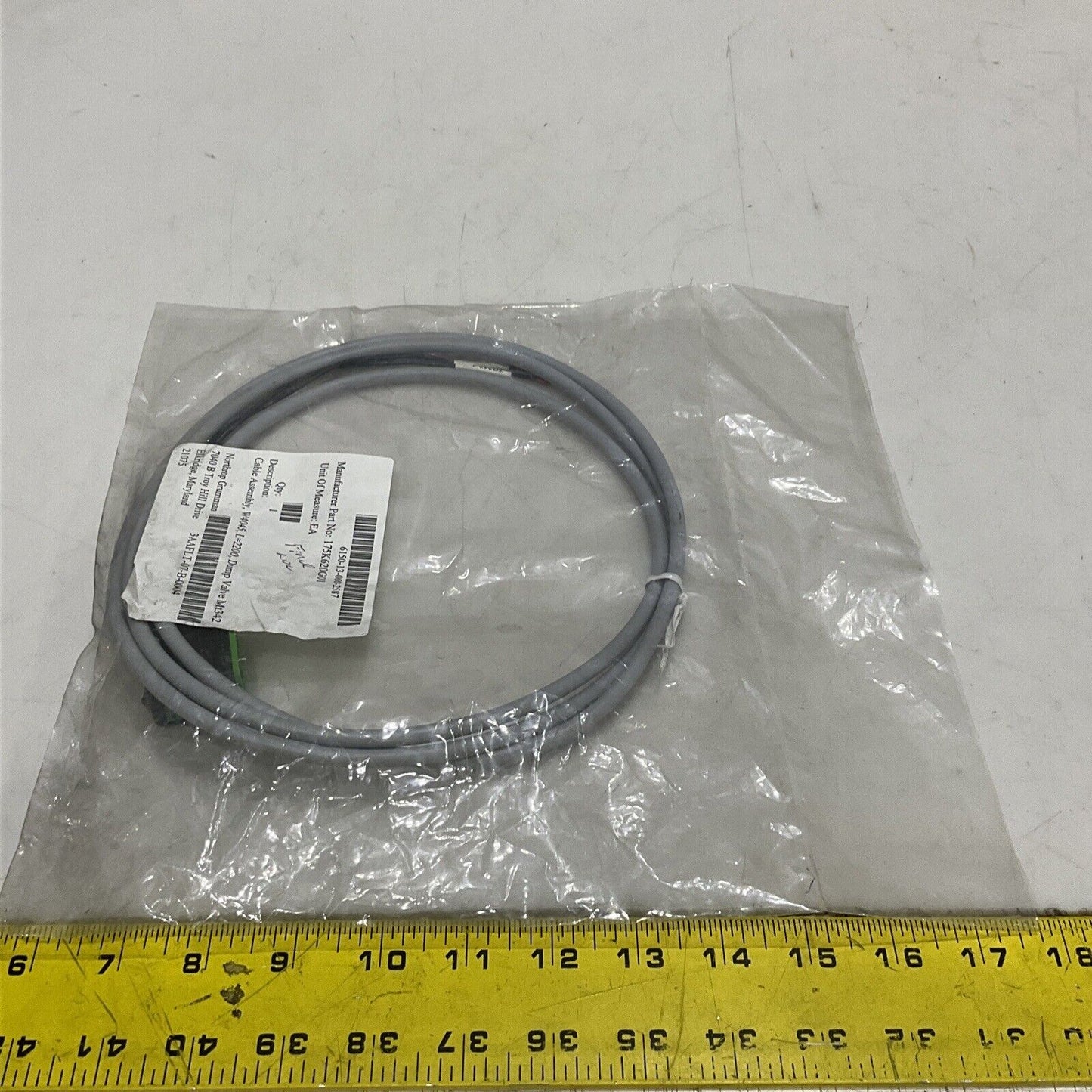 MURR ELEKTRONIK MT342 W4045 DUMP VALVE CABLE ASSEMBLY 7000-11021-2160300 U3S