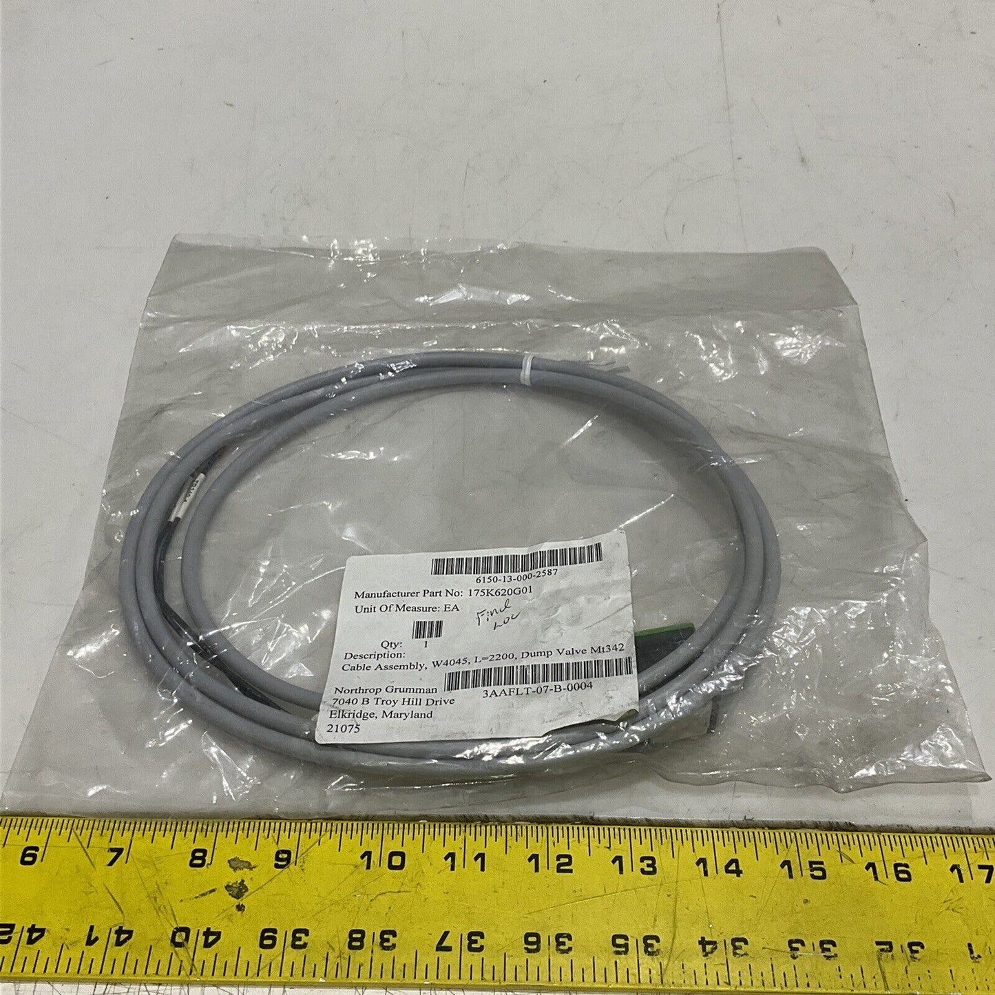 MURR ELEKTRONIK MT342 W4045 DUMP VALVE CABLE ASSEMBLY 7000-11021-2160300 U3S