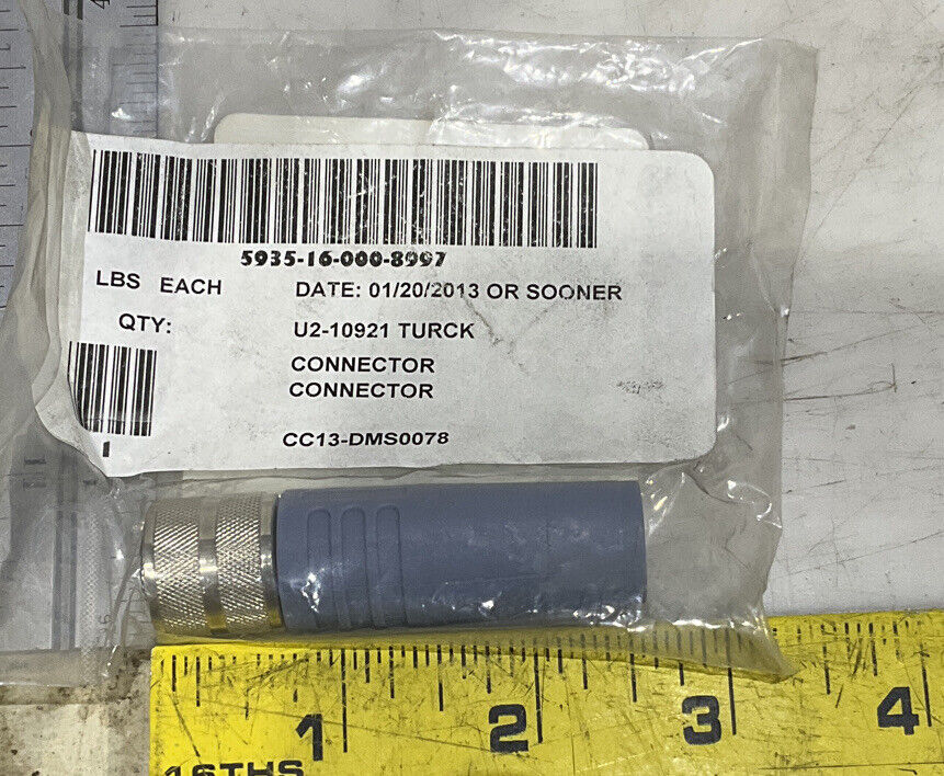 TURCK MG/BKM 5-TR U2-10921 CONNECTOR U3S
