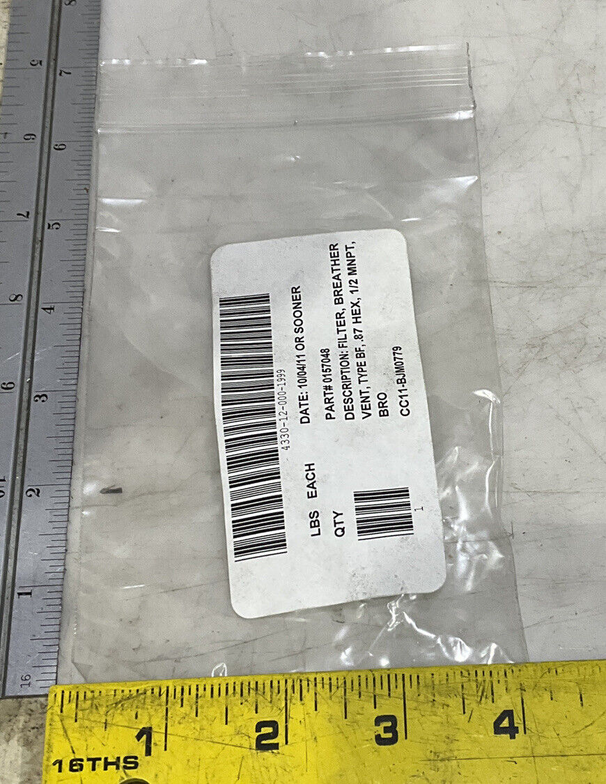 ALLIED WITAN 0157048 BREATHER FILTER LOT OF 5 U3S