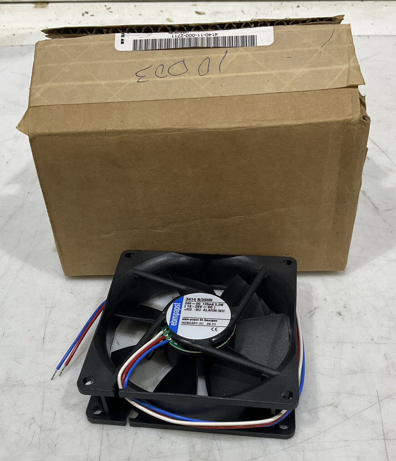EBMPAPST 3414 N/39HH 24VDC 3.2W AXIAL FAN U3S