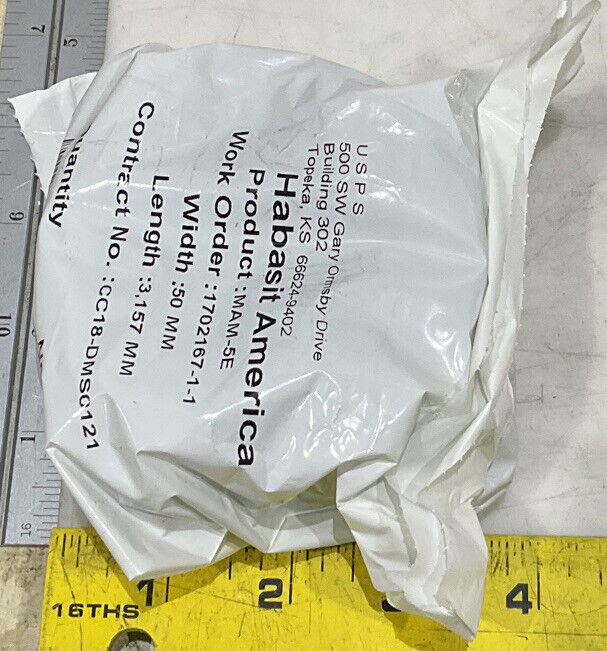 HABASIT MAM-5E 50MM 3,157MM BELT LOT OF 25 U3S