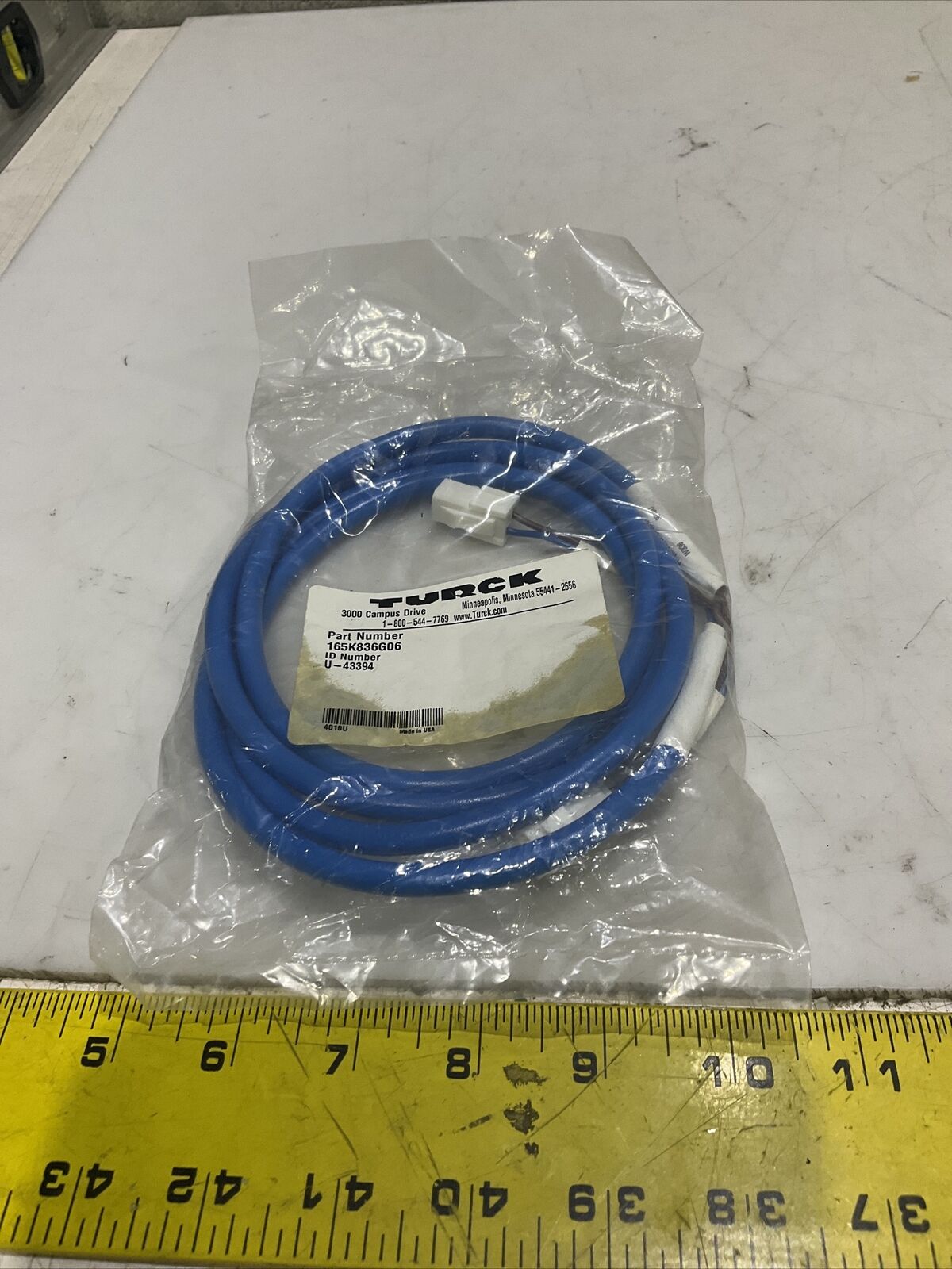 TURCK U-43394 165K836G06 CABLE ASSEMBLY U3S