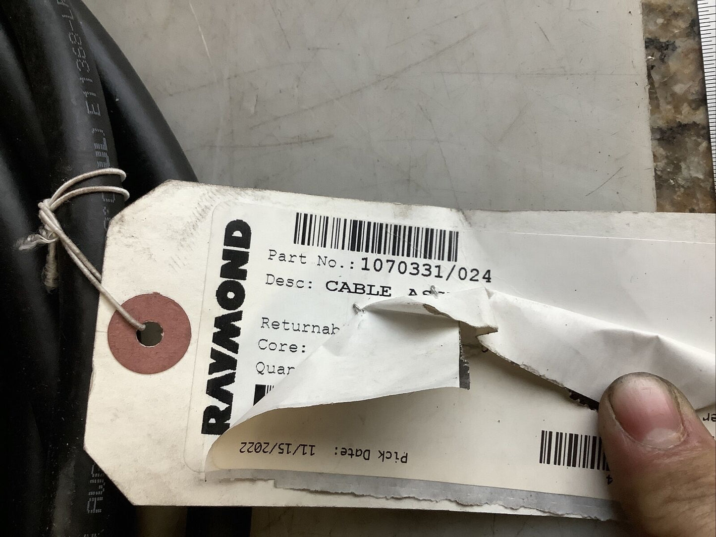 RAYMOND 1070331/024 ELECTRIC CABLE ASSEMBLY 881