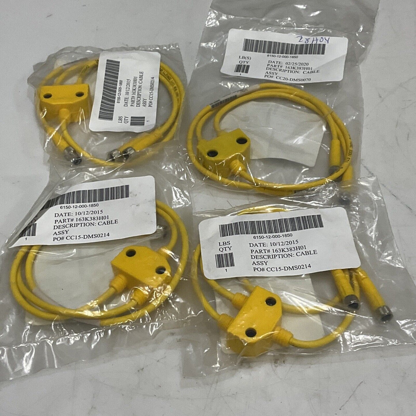 TURCK U2-14802 97942-163K383H01 CABLE ASSEMBLY LOT OF 5 U3S