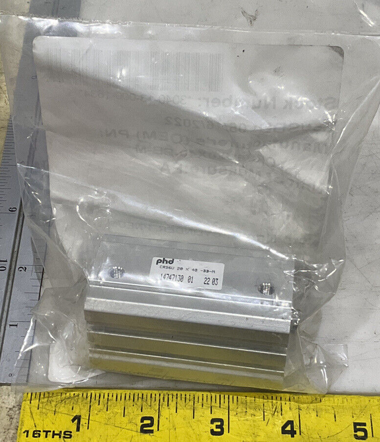 PHD CRS6U 13728834 01 COMPACT PNEUMATIC CYLINDER LOT OF 5 U3S