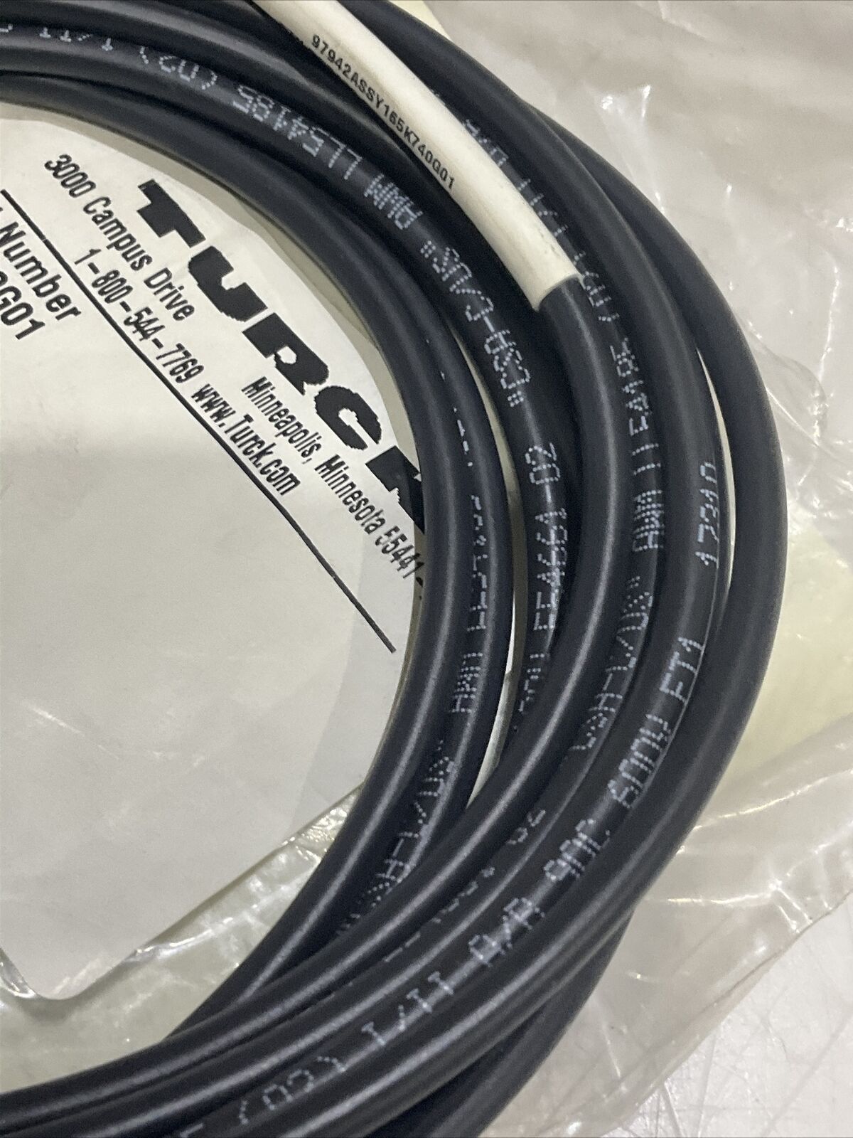 TURCK U-29253 BL67 GW-39-DI-00.3 CABLE ASSEMBLY W084 LOT OF 2 U3S