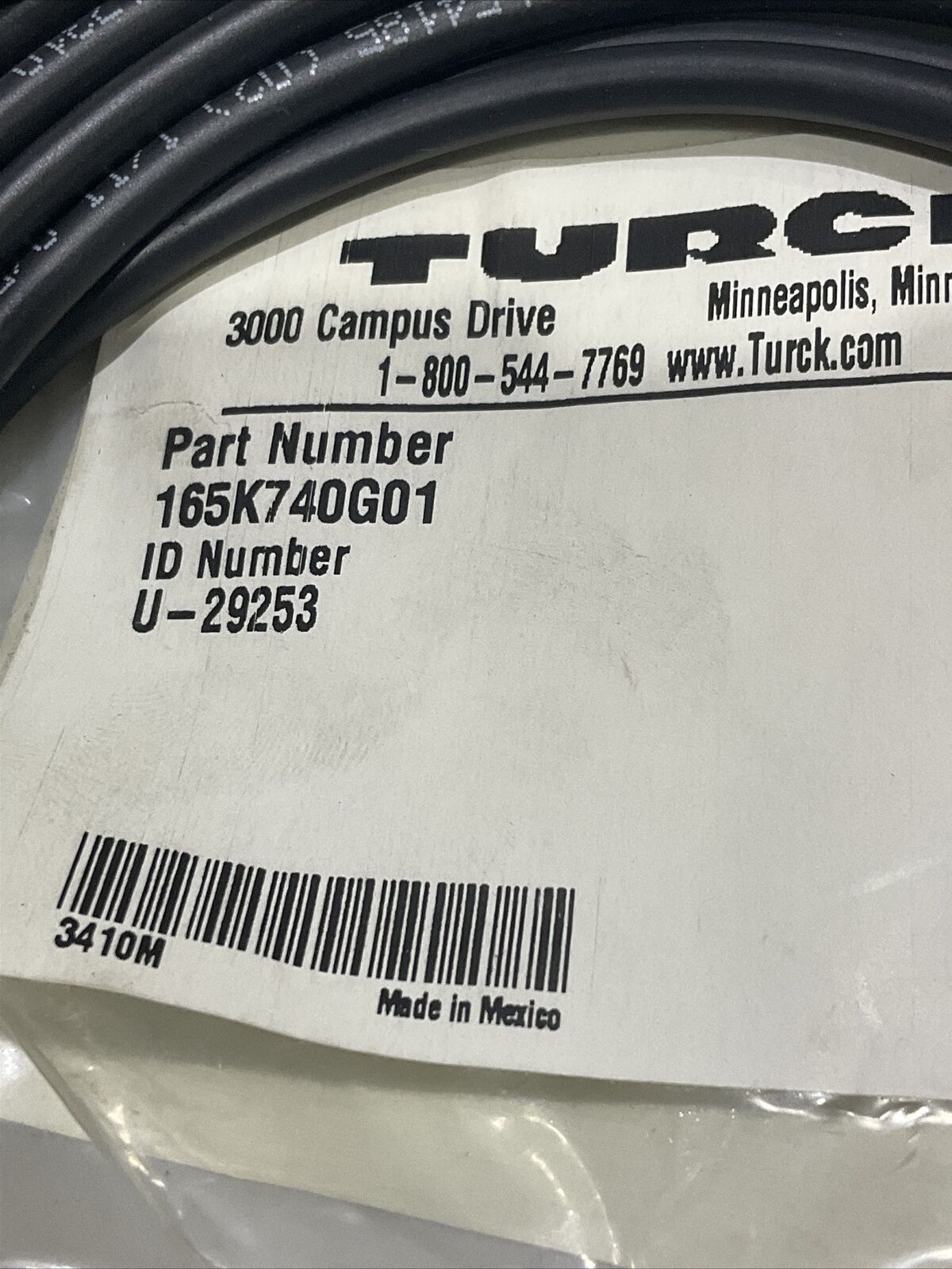 TURCK U-29253 BL67 GW-39-DI-00.3 CABLE ASSEMBLY W084 LOT OF 2 U3S