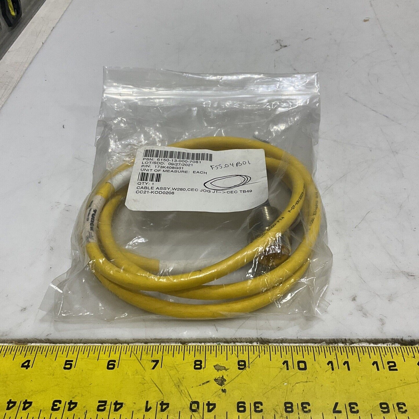 TURCK 100031602 NG RXF 80-2M 14.75 NPT S717 MINI FAST CABLE ASSEMBLY W280 U3S