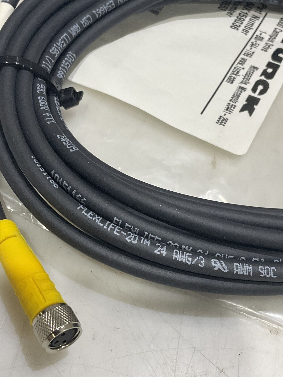 TURCK U-23653 BL67 GW-39-DI-02.04 CABLE ASSEMBLY W163 LOT OF 3 U3S