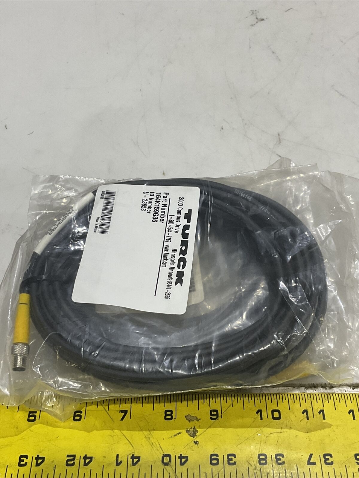 TURCK U-23653 BL67 GW-39-DI-02.04 CABLE ASSEMBLY W163 LOT OF 3 U3S