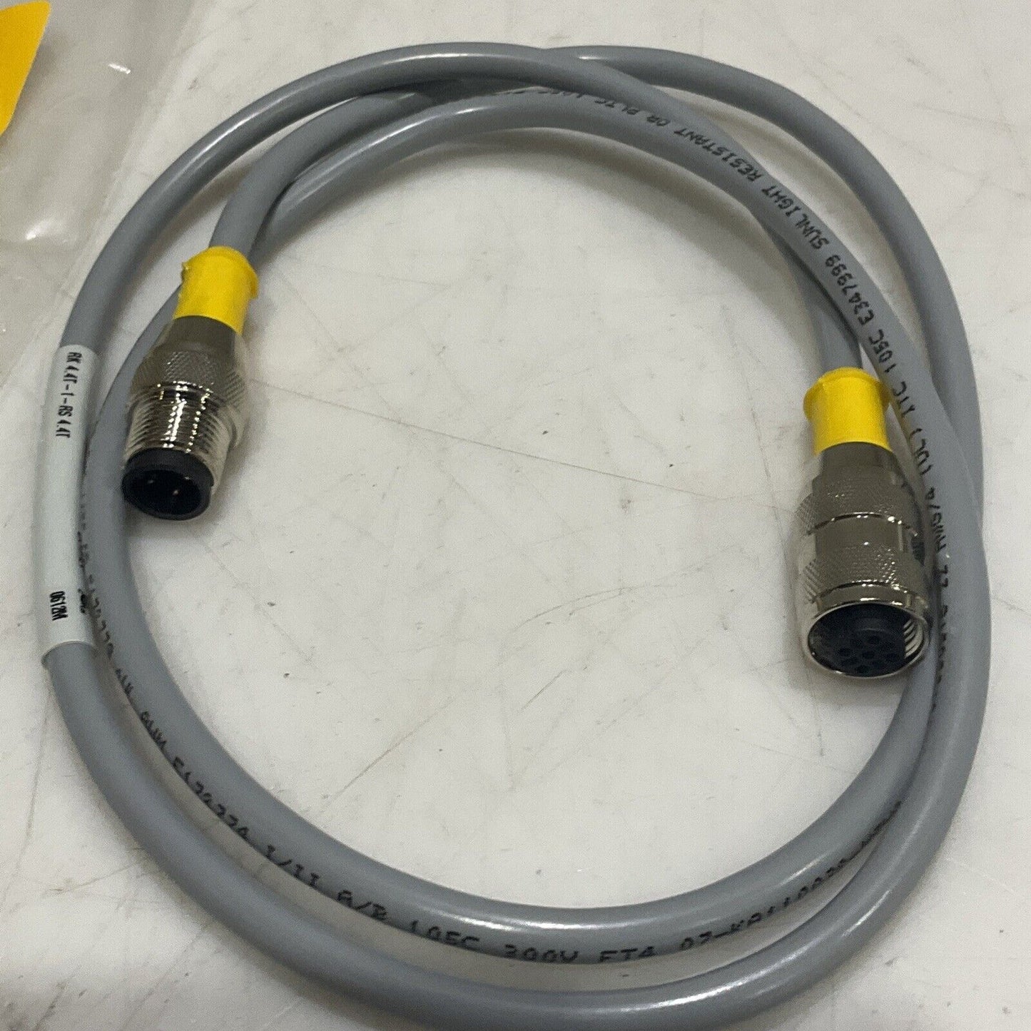 TURCK RK 4.4T-1-RS 4.4T U2444-1 ACTUATOR AND SENSOR CABLE LOT OF 5 U3S