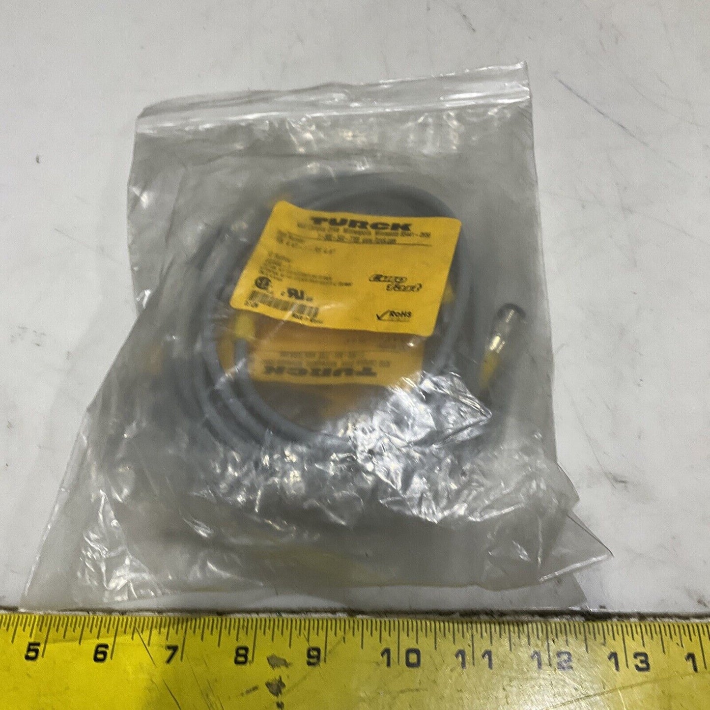 TURCK RK 4.4T-1-RS 4.4T U2444-1 ACTUATOR AND SENSOR CABLE LOT OF 5 U3S
