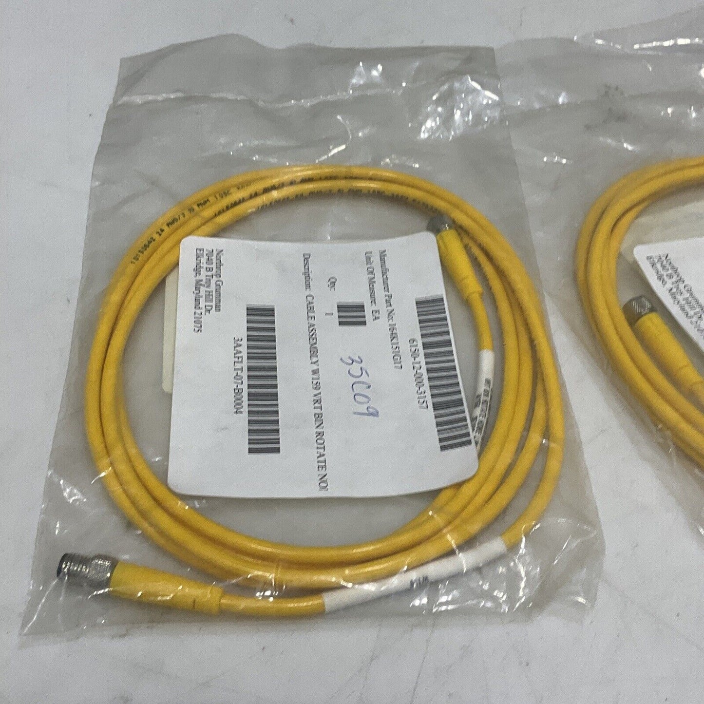 TURCK U2-13357 164K151G17 CABLE ASSEMBLY W159 VRT BIN ROTATE LOT OF 2 U3S