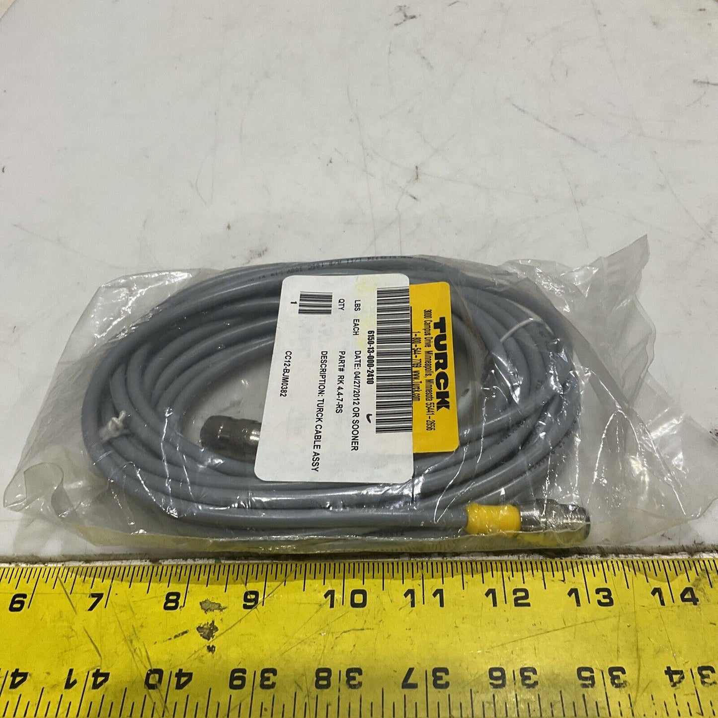 TURCK RK 4.4-7-RS CABLE ASSEMBLY U3S