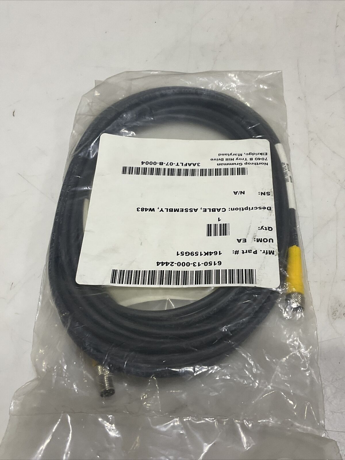 TURCK U-31864 BL67 GW-41-DI-013 CABLE ASSEMBLY W483 LOT OF 2 U3S