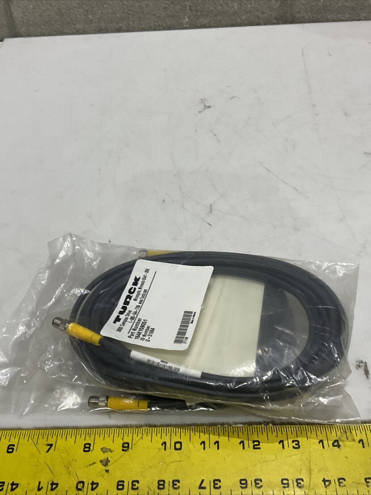 TURCK U-31864 BL67 GW-41-DI-013 CABLE ASSEMBLY W483 LOT OF 2 U3S