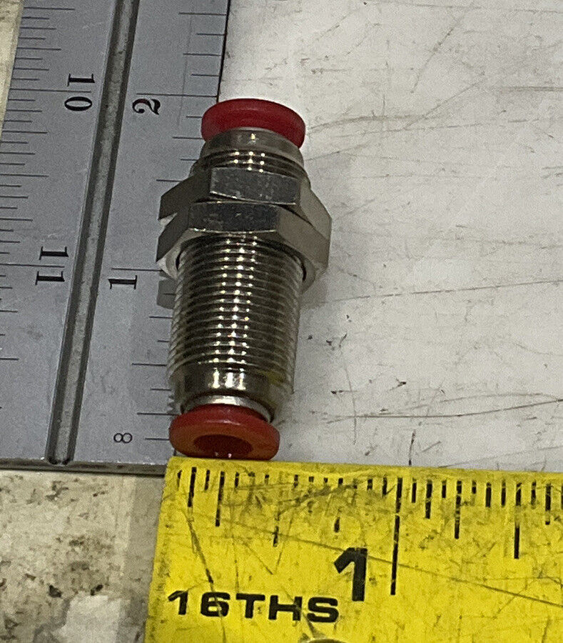 NORGREN C00290600 BULKHEAD UNION FITTING 6MM TUBE LOT OF 14 U3S