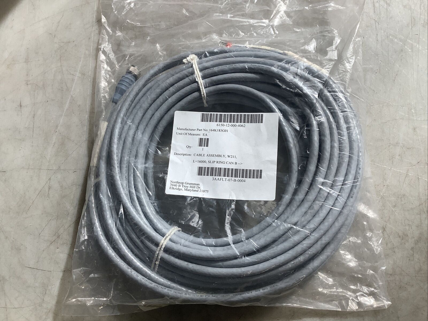 TURCK 164K183G01 U2-24272 CABLE ASSEMBLY U3S